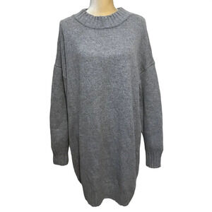 Abound NWT Heather Grey Mini Sweater Dress Women Various